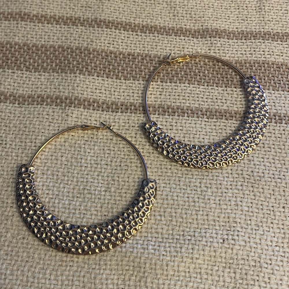 Large Goldtone Hoops